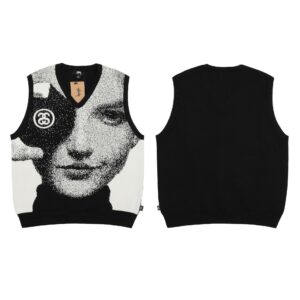 STUSSY PHOTO JACQUARD VEST
